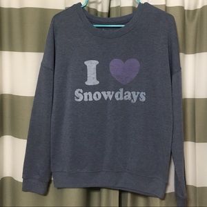 Zoe + Liv ‘I Love Snowdays’ sweatshirt